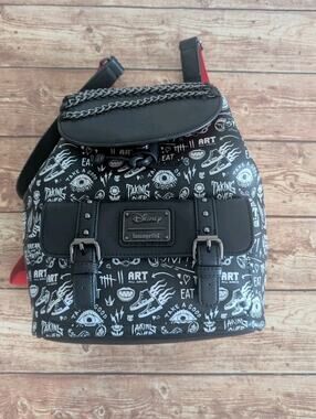 Loungefly Disney Parks Cruella Live Action Punk Graffiti Mini Backpack Flawless